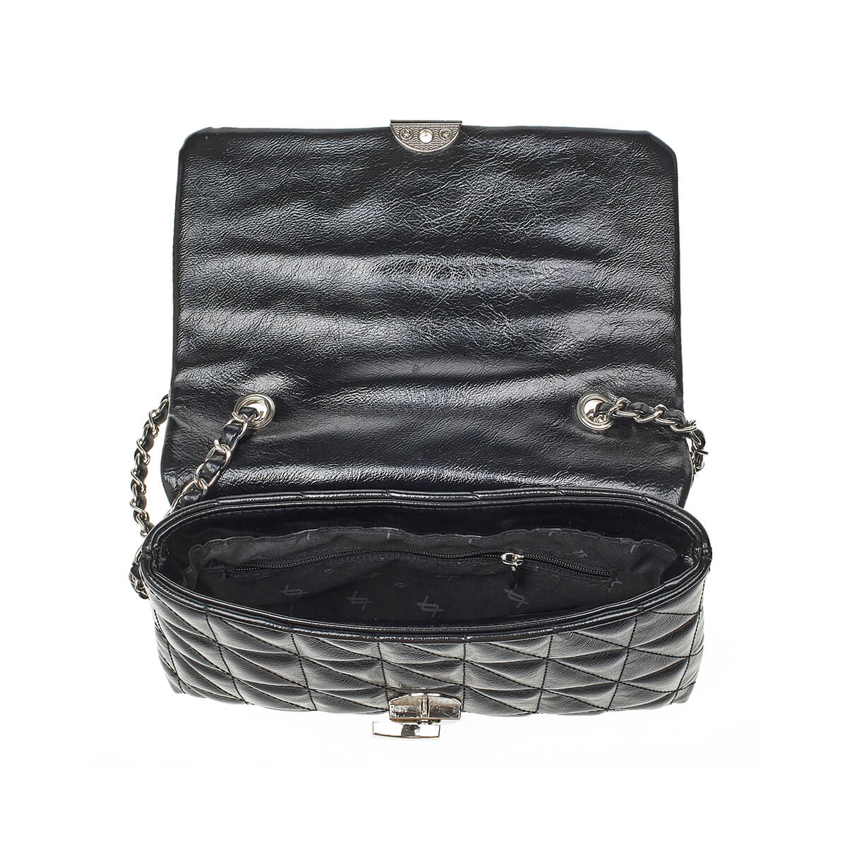 Verde Γυναικείο Αμπιγέ Τσαντάκι 01-1728 Μαύρο