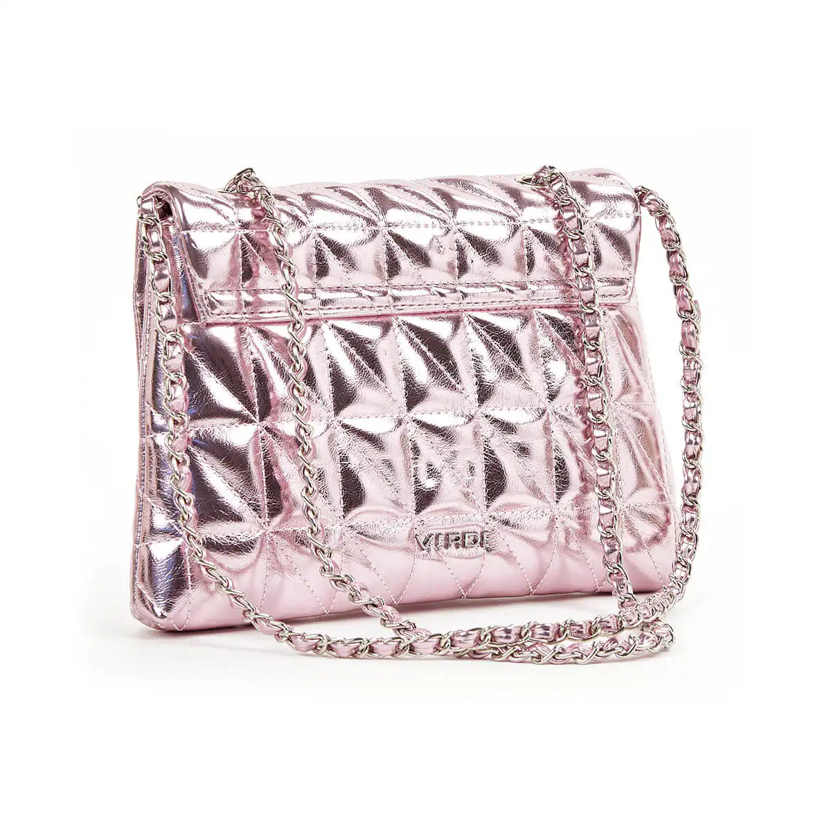 Verde Γυναικείο Αμπιγέ Τσαντάκι 01-1728 Ροζ