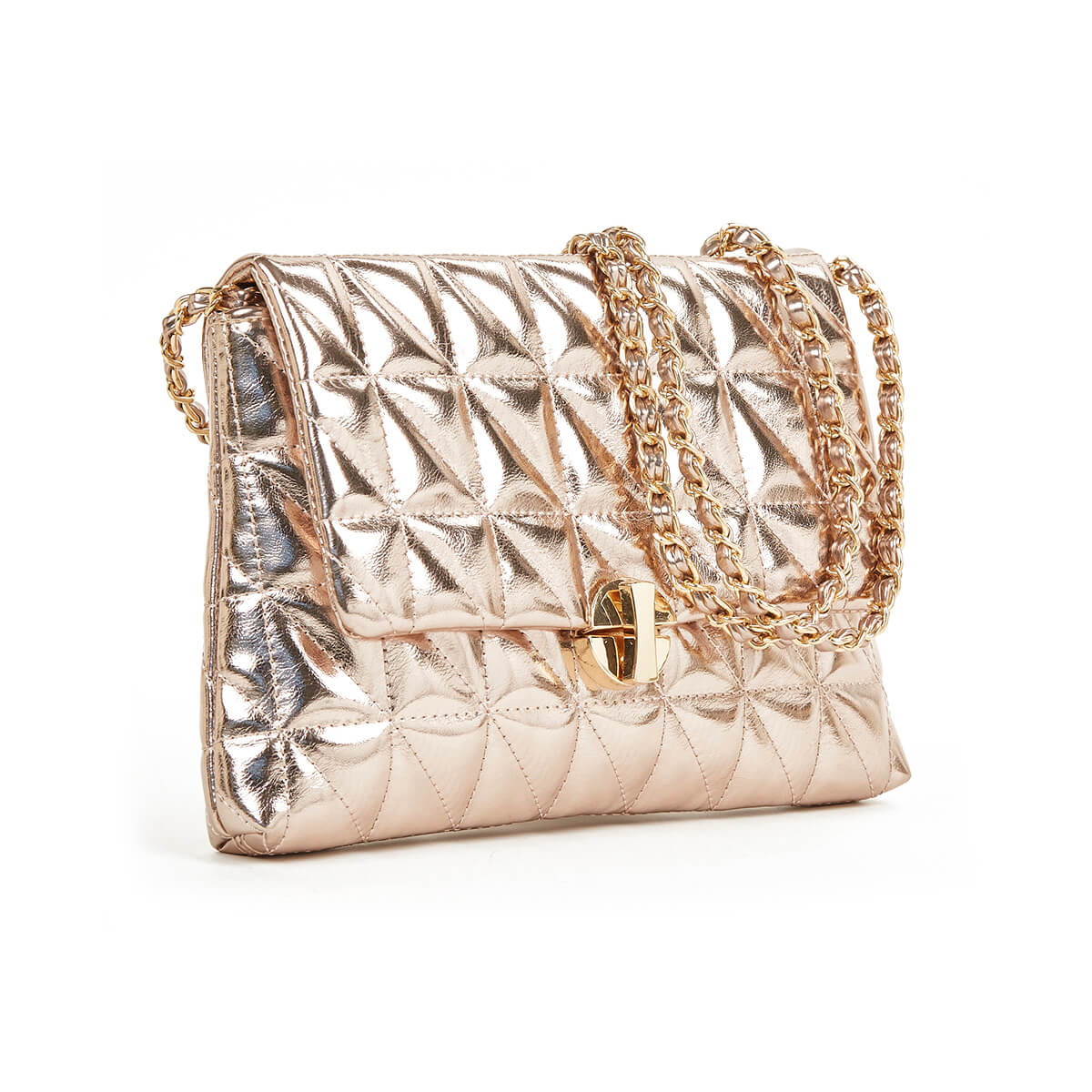 Verde Γυναικείο Αμπιγέ Τσαντάκι 01-1728 Χρυσό