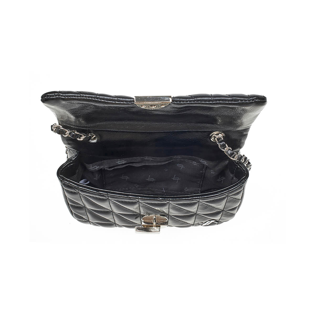 Verde Γυναικείο Αμπιγέ Τσαντάκι 01-1729 Μαύρο