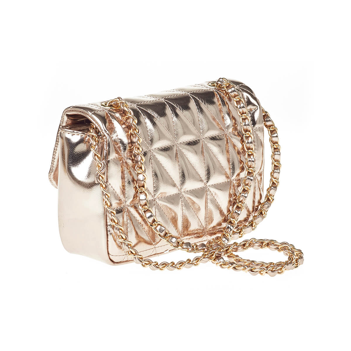 Verde Γυναικείο Αμπιγέ Τσαντάκι 01-1729 Χρυσό