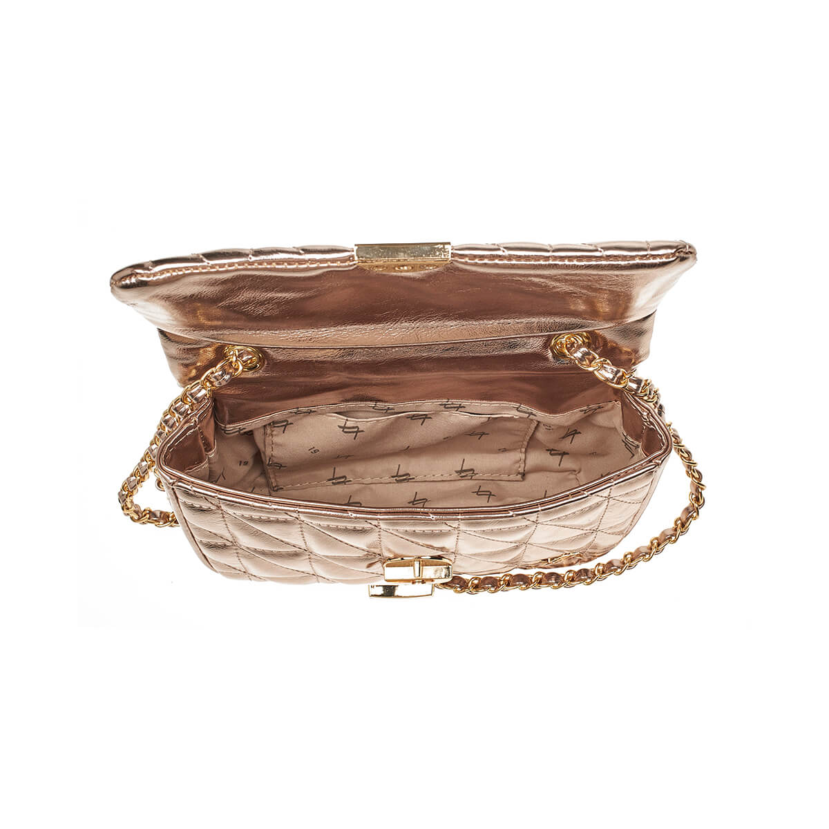 Verde Γυναικείο Αμπιγέ Τσαντάκι 01-1729 Χρυσό