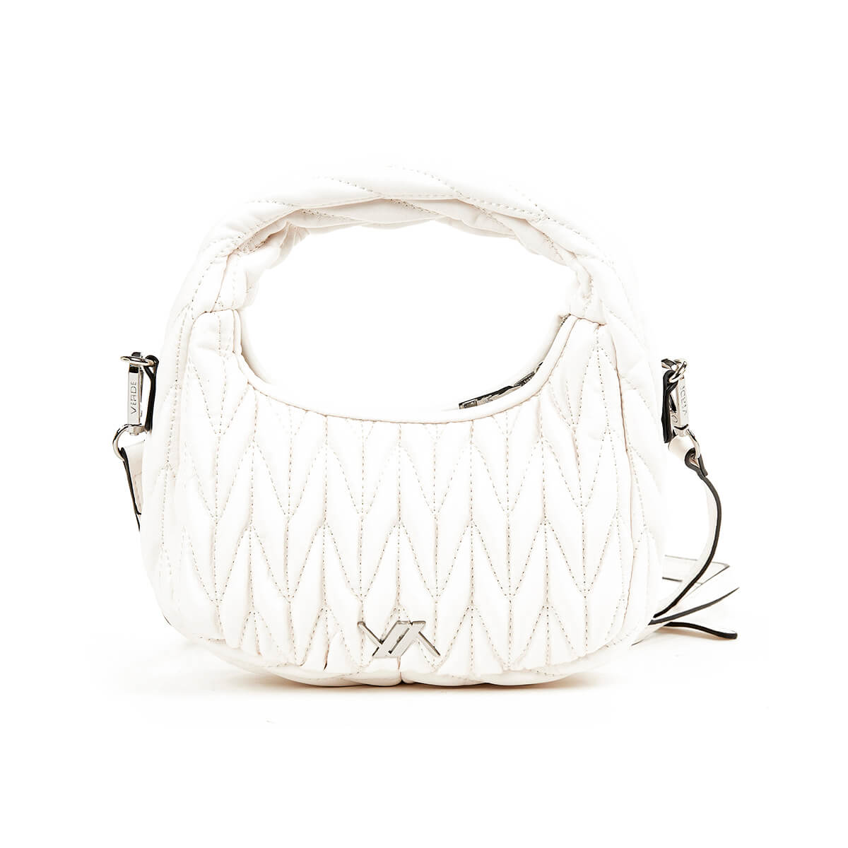 Verde Γυναικείο Αμπιγέ Τσαντάκι 01-1730 Άσπρο