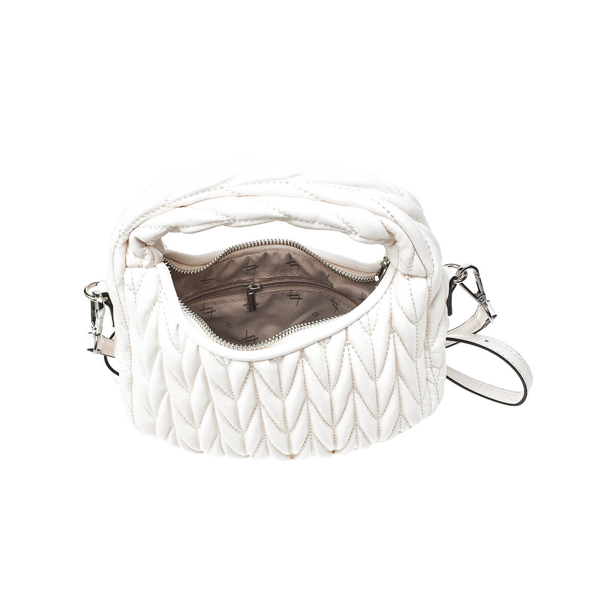 Verde Γυναικείο Αμπιγέ Τσαντάκι 01-1730 Άσπρο