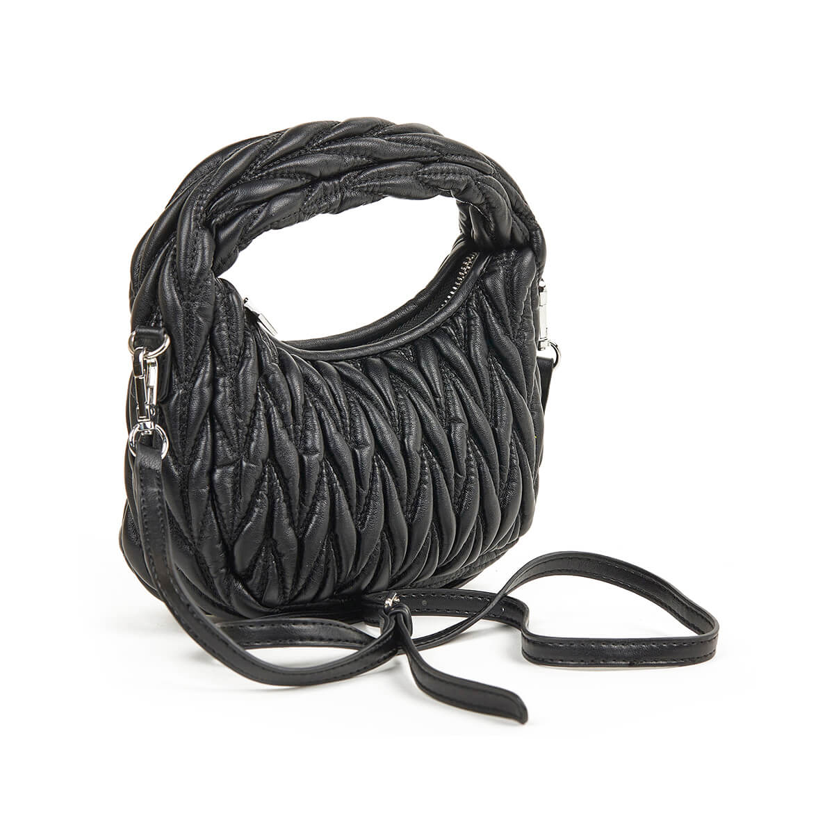 Verde Γυναικείο Αμπιγέ Τσαντάκι 01-1730 Μαύρο