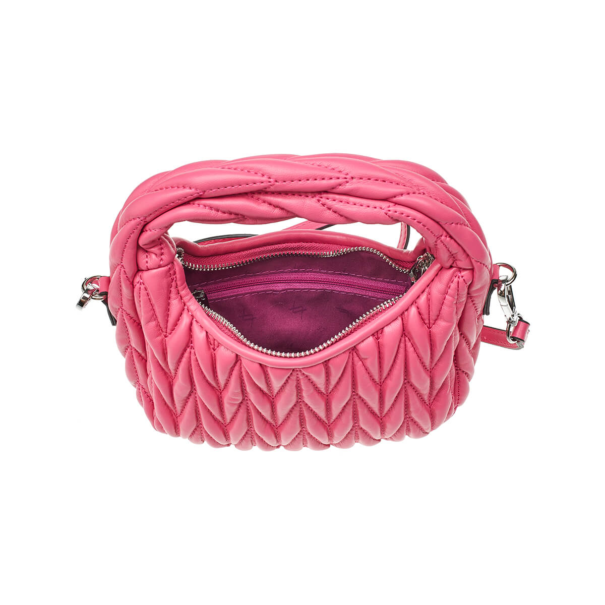 Verde Γυναικείο Αμπιγέ Τσαντάκι 01-1730 Φούξια