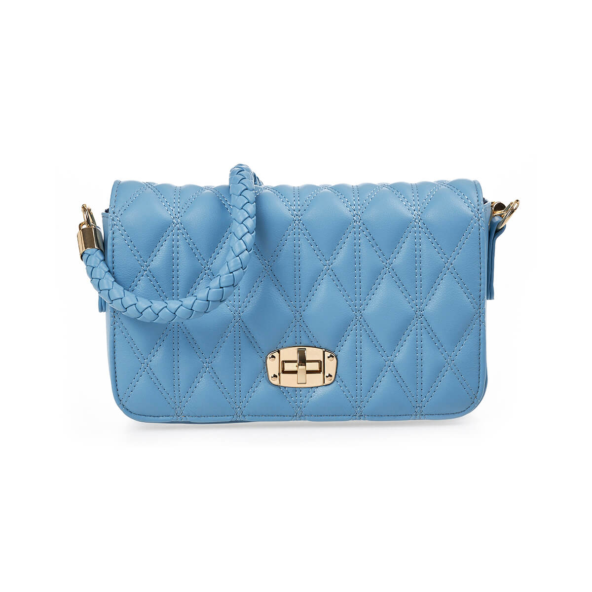 Verde Γυναικείο Αμπιγέ Τσαντάκι 01-1731 Ανοιχτό Μπλε