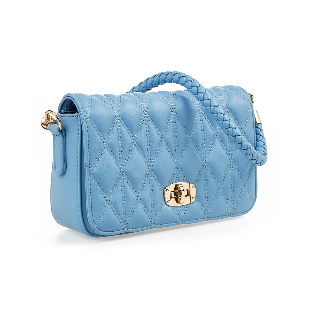 Verde Γυναικείο Αμπιγέ Τσαντάκι 01-1731 Ανοιχτό Μπλε