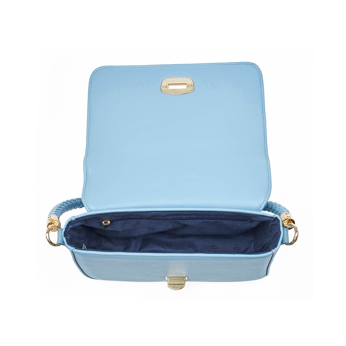 Verde Γυναικείο Αμπιγέ Τσαντάκι 01-1731 Ανοιχτό Μπλε