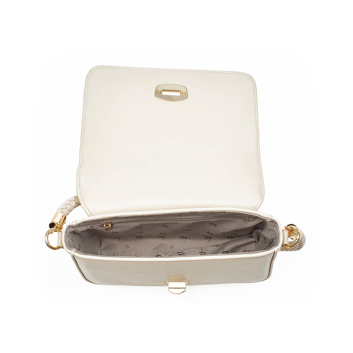 Verde Γυναικείο Αμπιγέ Τσαντάκι 01-1731 Εκρού