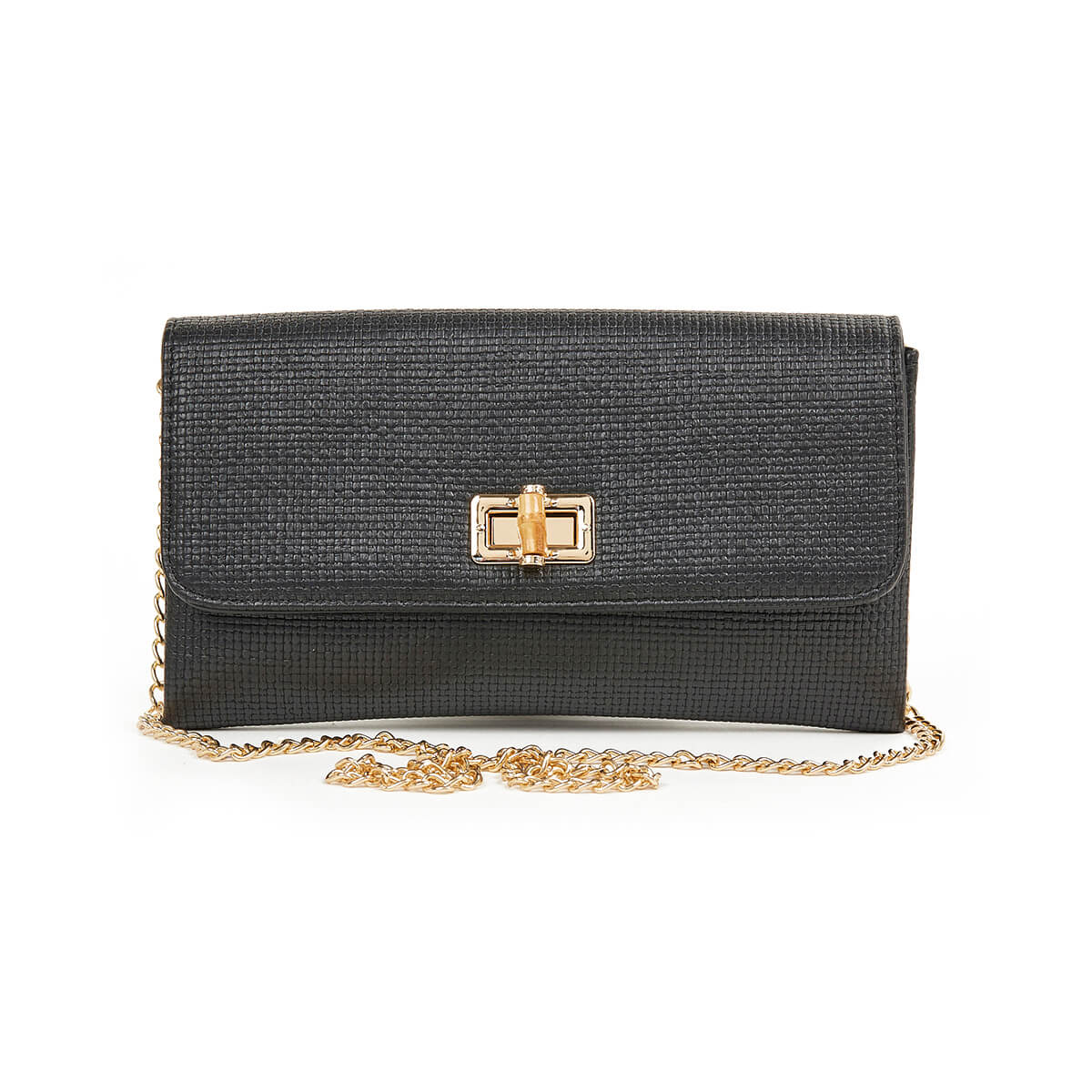 Verde Γυναικείο Αμπιγέ Τσαντάκι 01-1732 Μαύρο