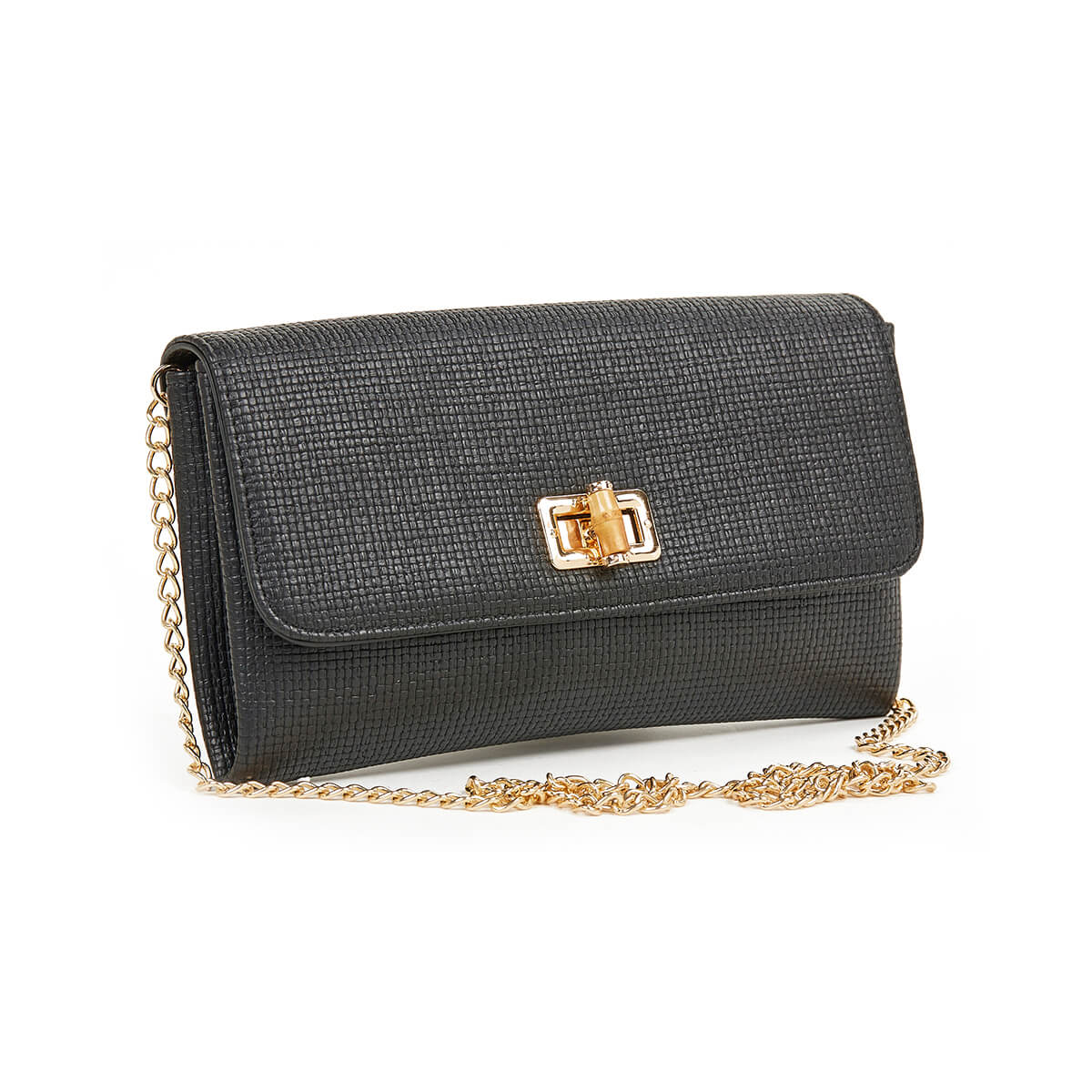 Verde Γυναικείο Αμπιγέ Τσαντάκι 01-1732 Μαύρο