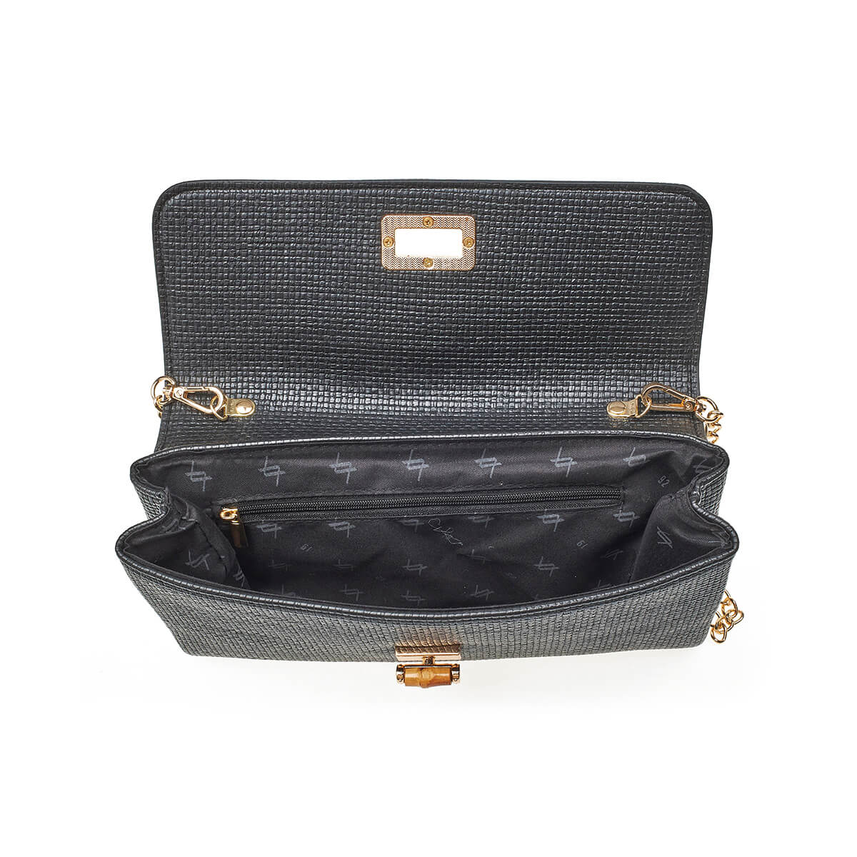 Verde Γυναικείο Αμπιγέ Τσαντάκι 01-1732 Μαύρο