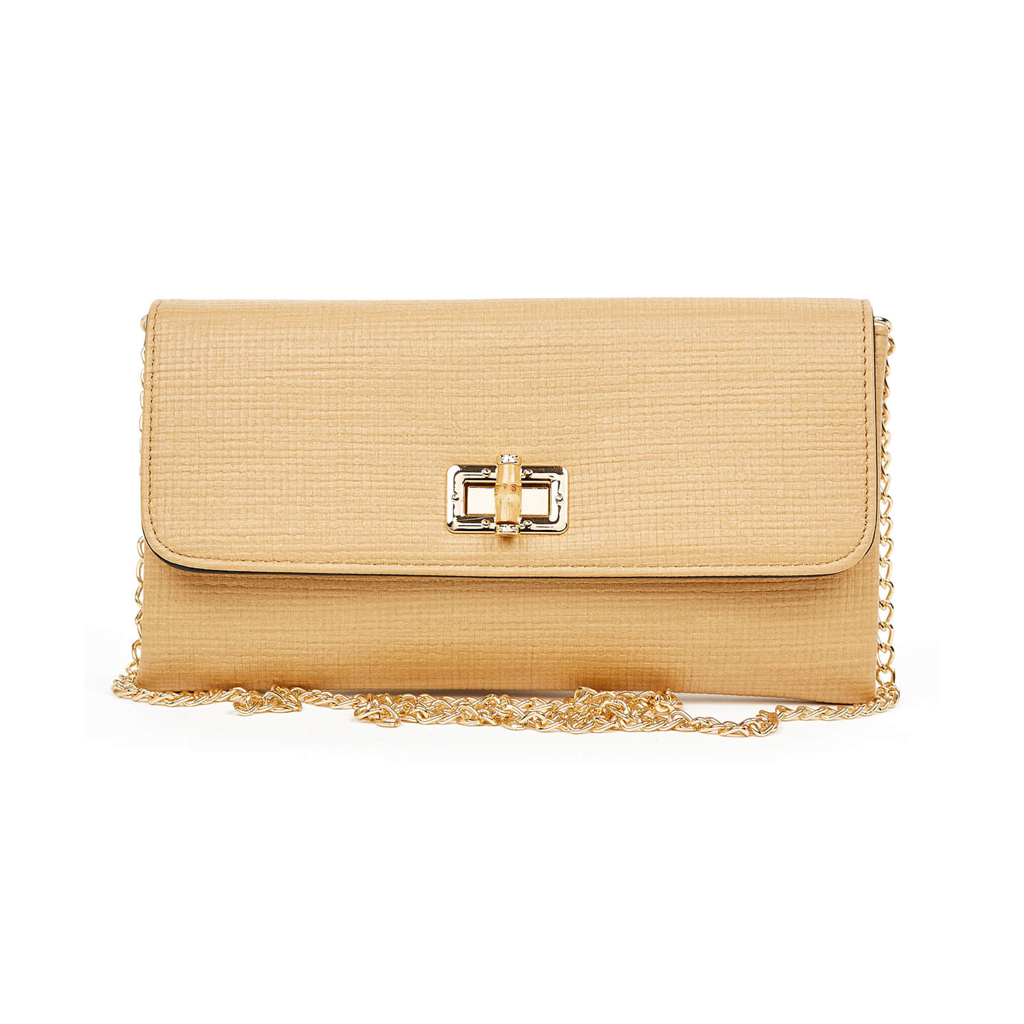 Verde Γυναικείο Αμπιγέ Τσαντάκι 01-1732 Μπεζ