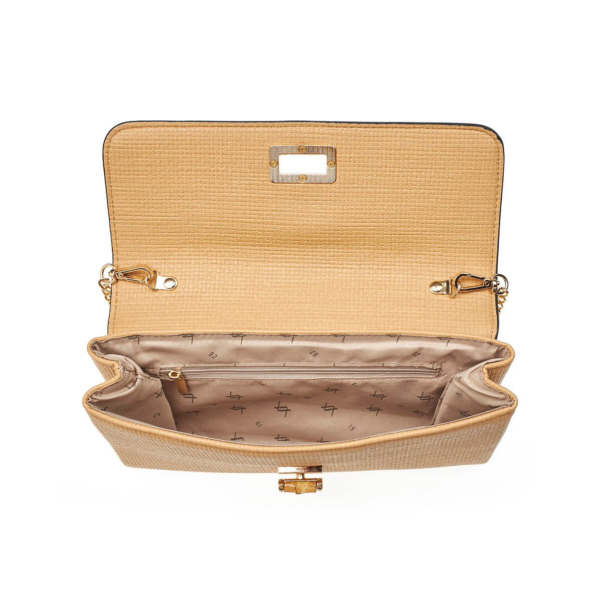 Verde Γυναικείο Αμπιγέ Τσαντάκι 01-1732 Μπεζ