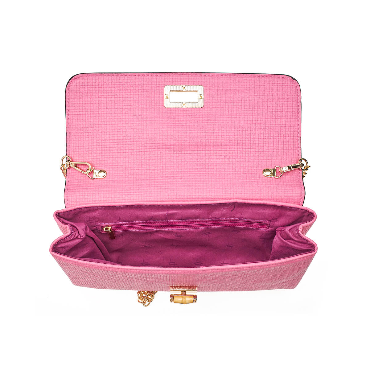 Verde Γυναικείο Αμπιγέ Τσαντάκι 01-1732 Ροζ