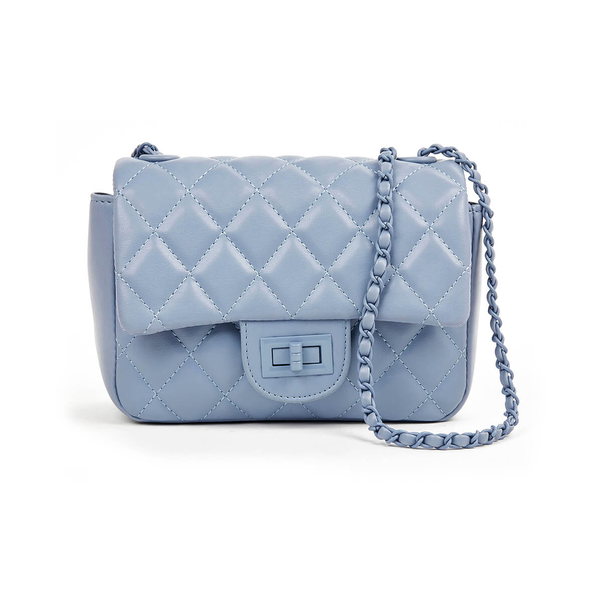 Verde Γυναικείο Αμπιγέ Τσαντάκι 01-1733 Ανοιχτό Μπλε