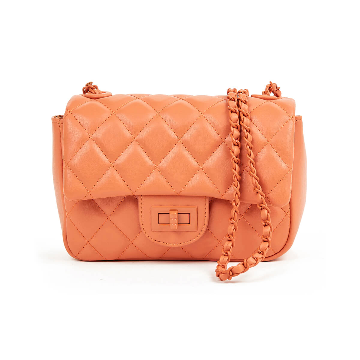 Verde Γυναικείο Αμπιγέ Τσαντάκι 01-1733 Πορτοκαλί