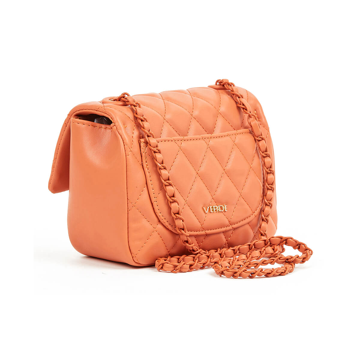 Verde Γυναικείο Αμπιγέ Τσαντάκι 01-1733 Πορτοκαλί