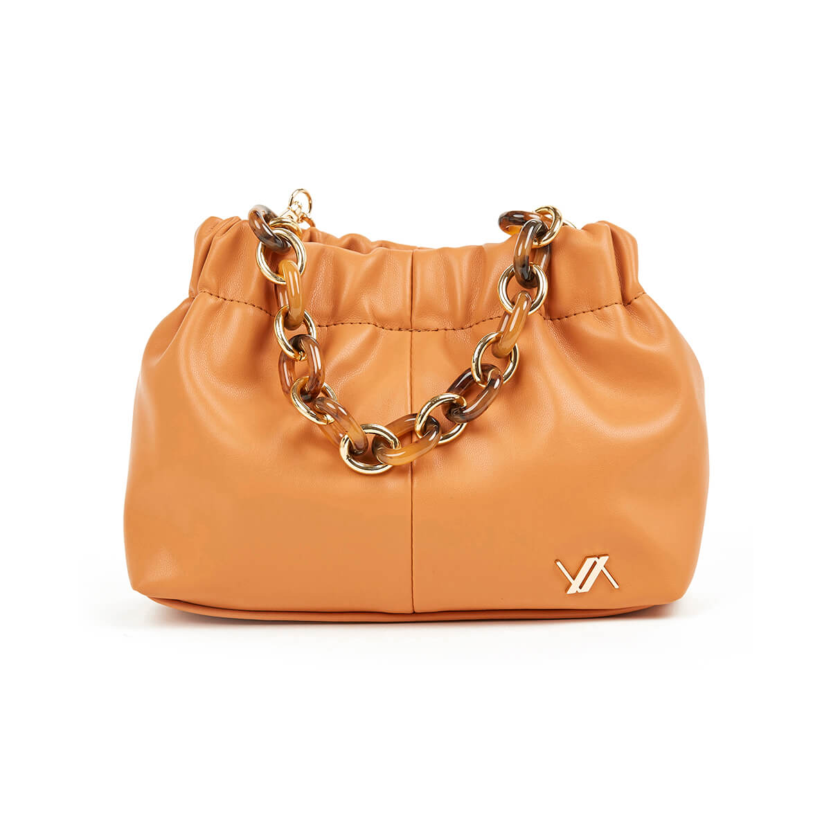 Verde Γυναικείο Αμπιγέ Τσαντάκι 01-1735 Ροδακινί