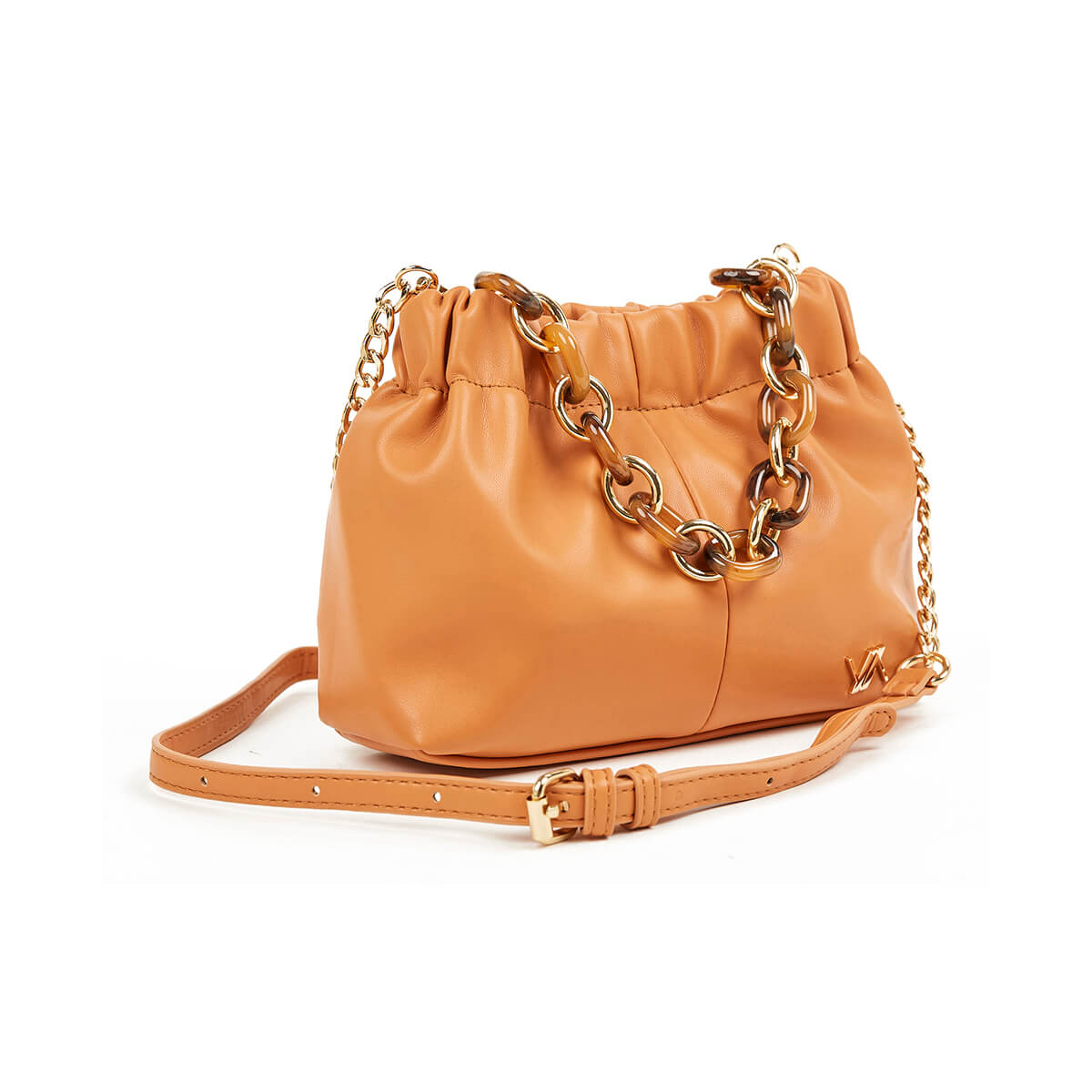 Verde Γυναικείο Αμπιγέ Τσαντάκι 01-1735 Ροδακινί