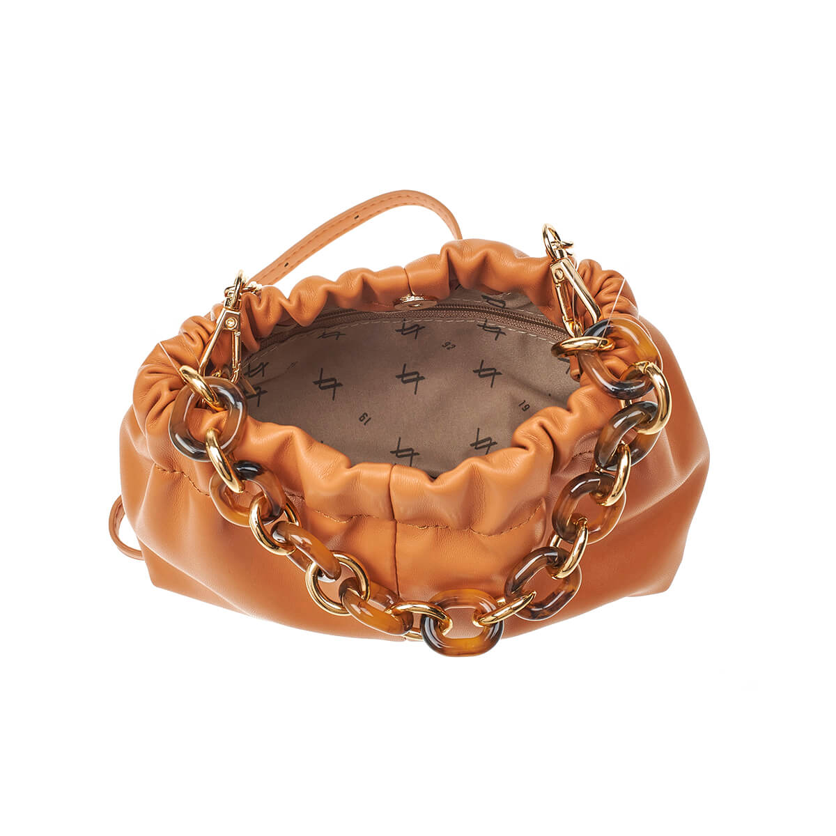 Verde Γυναικείο Αμπιγέ Τσαντάκι 01-1735 Ροδακινί