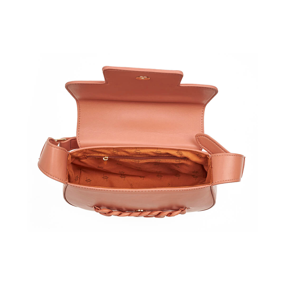 Verde Γυναικείο Αμπιγέ Τσαντάκι 01-1736 Βερικοκί