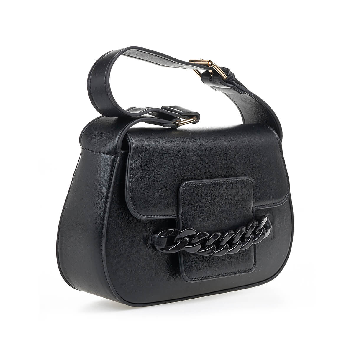 Verde Γυναικείο Αμπιγέ Τσαντάκι 01-1736 Μαύρο