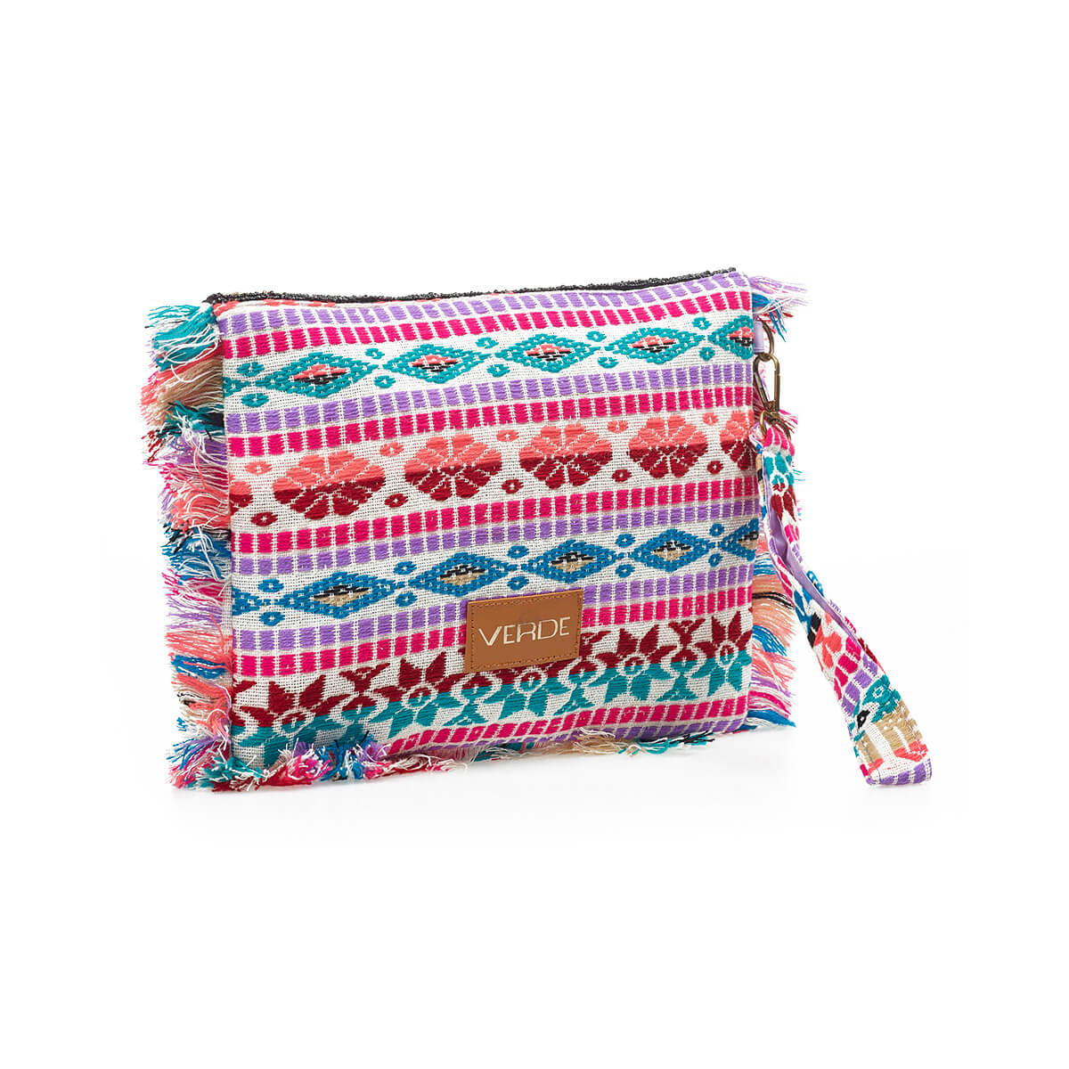 Verde Γυναικείο Αμπιγέ Τσαντάκι 01-1750 Βισκόζη Φούξια