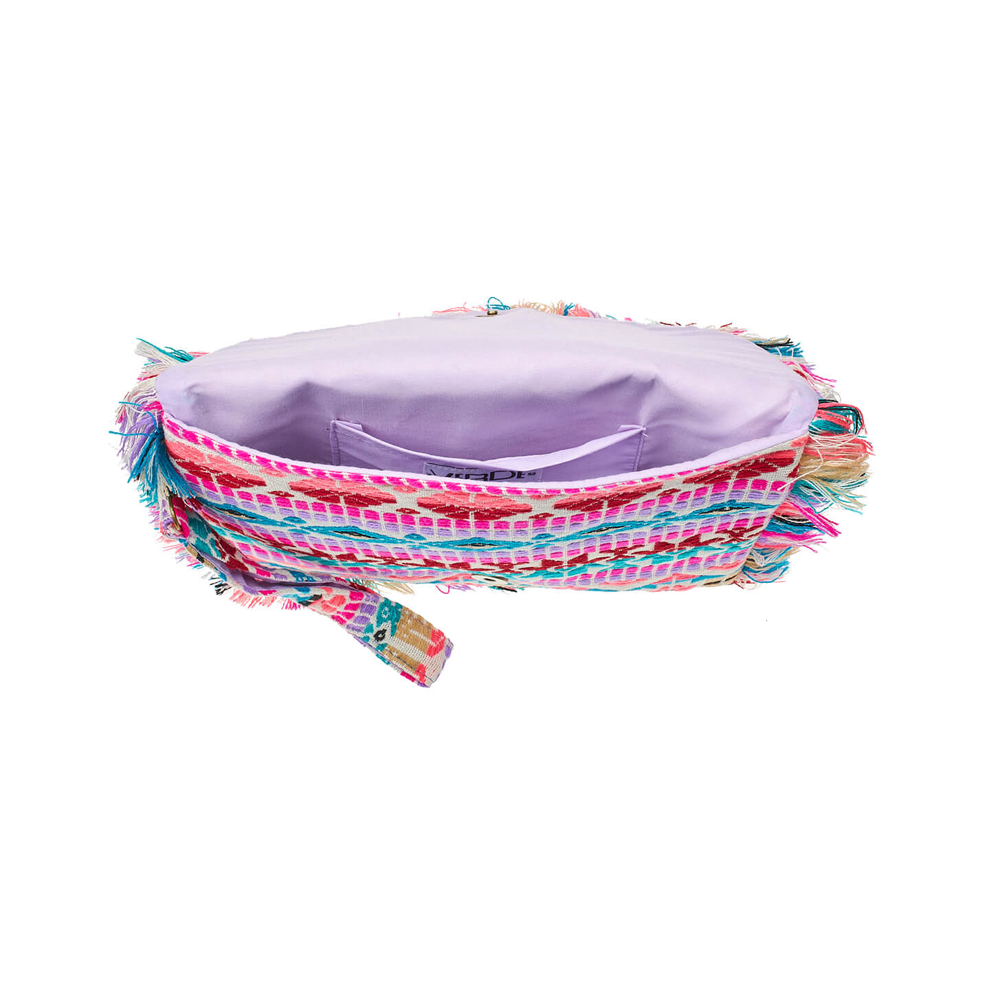 Verde Γυναικείο Αμπιγέ Τσαντάκι 01-1750 Βισκόζη Φούξια