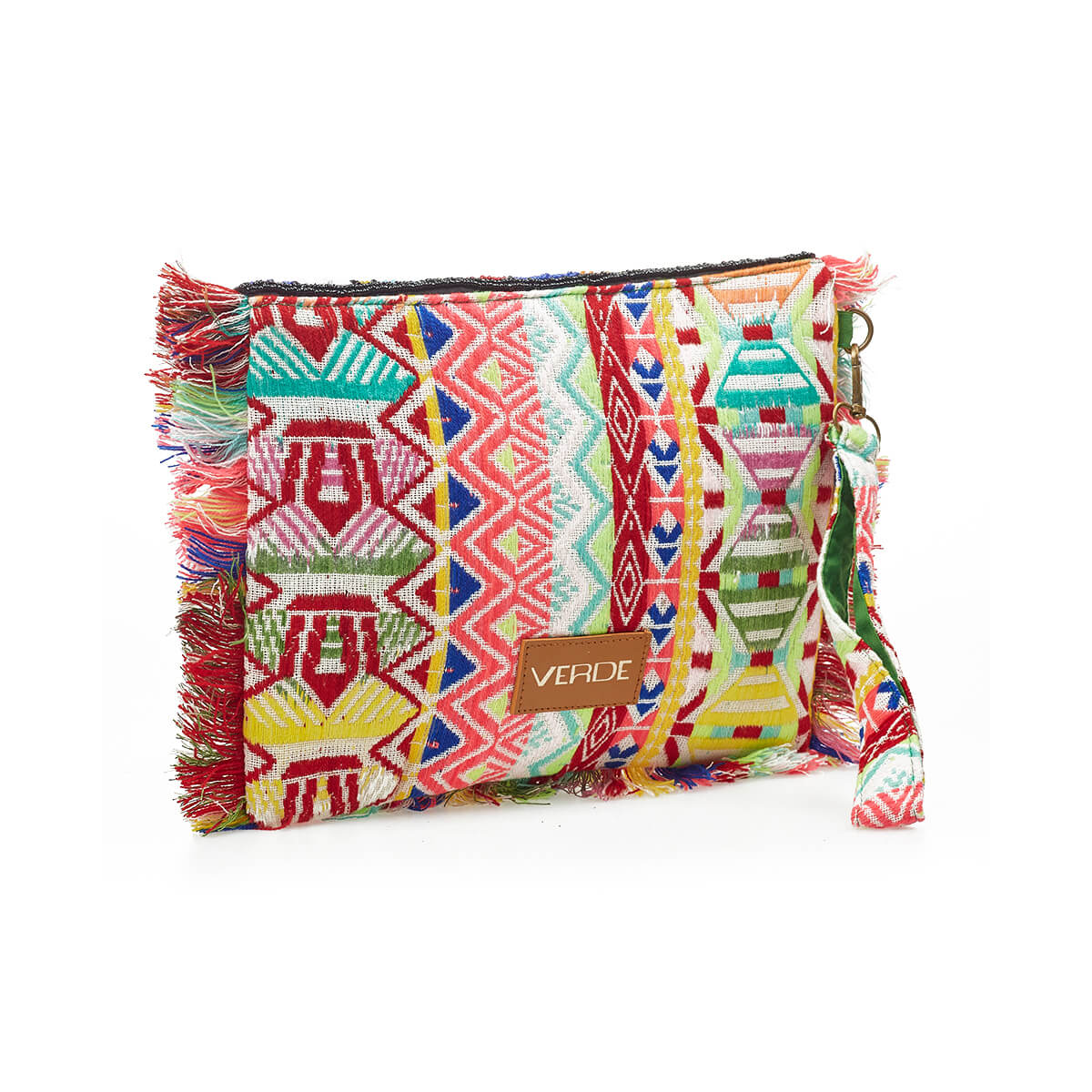 Verde Γυναικείο Αμπιγέ Τσαντάκι 01-1751 Βισκόζη Πολύχρωμο