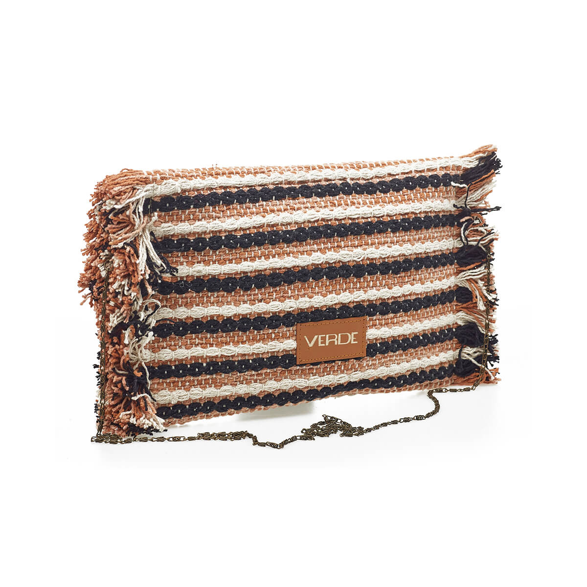 Verde Γυναικείο Αμπιγέ Τσαντάκι 01-1752 Βαμβακερό Μπεζ