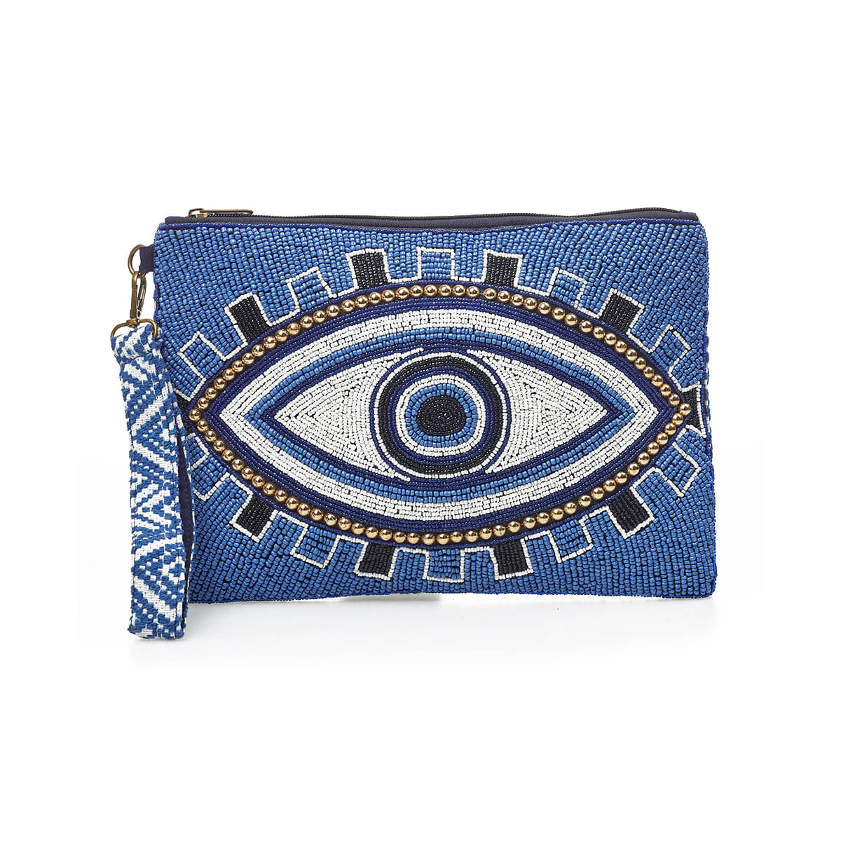 Verde Γυναικείο Αμπιγέ Τσαντάκι 01-1758 Βισκόζη Μπλε