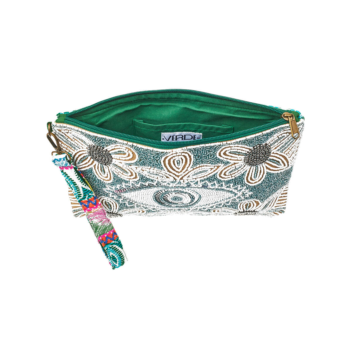 Verde Γυναικείο Αμπιγέ Τσαντάκι 01-1763 Βισκόζη Πράσινο