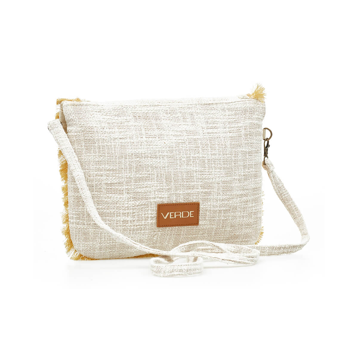 Verde Γυναικείο Αμπιγέ Τσαντάκι 01-1765 Βισκόζη Εκρού