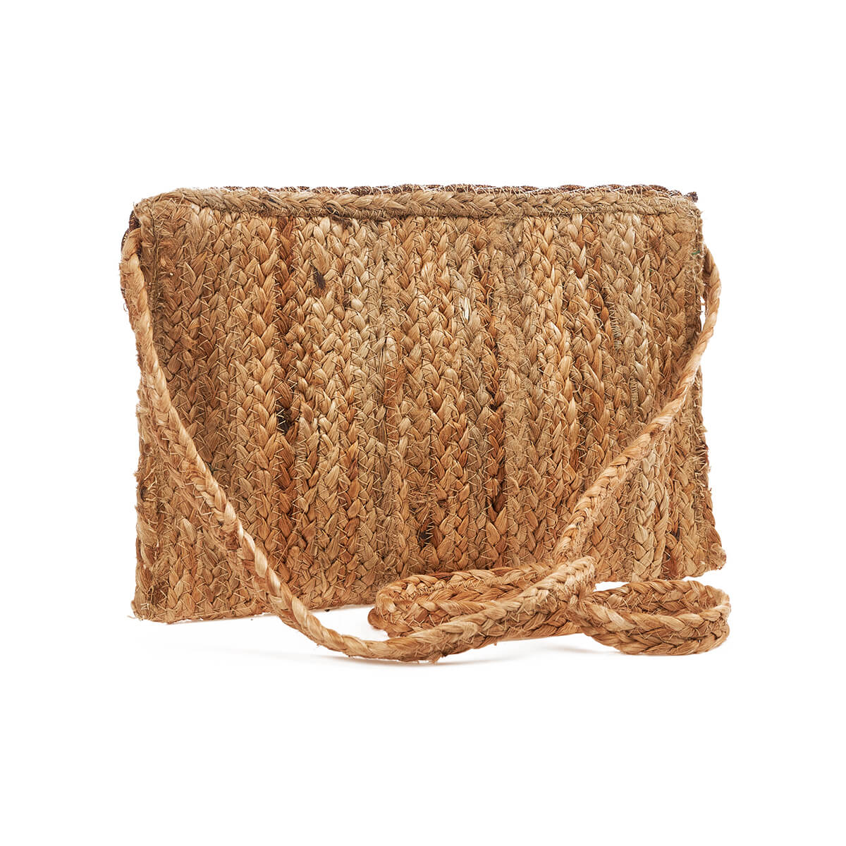 Verde Γυναικείο Αμπιγέ Τσαντάκι 01-1768 Γιούτα Καφέ