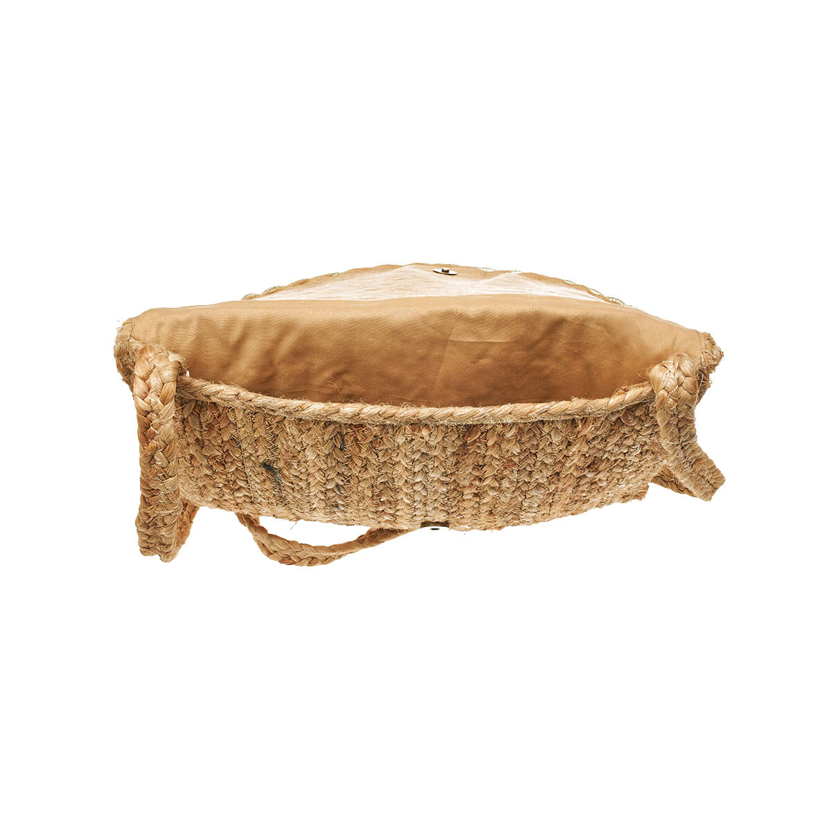 Verde Γυναικείο Αμπιγέ Τσαντάκι 01-1769 Γιούτα Χρυσό