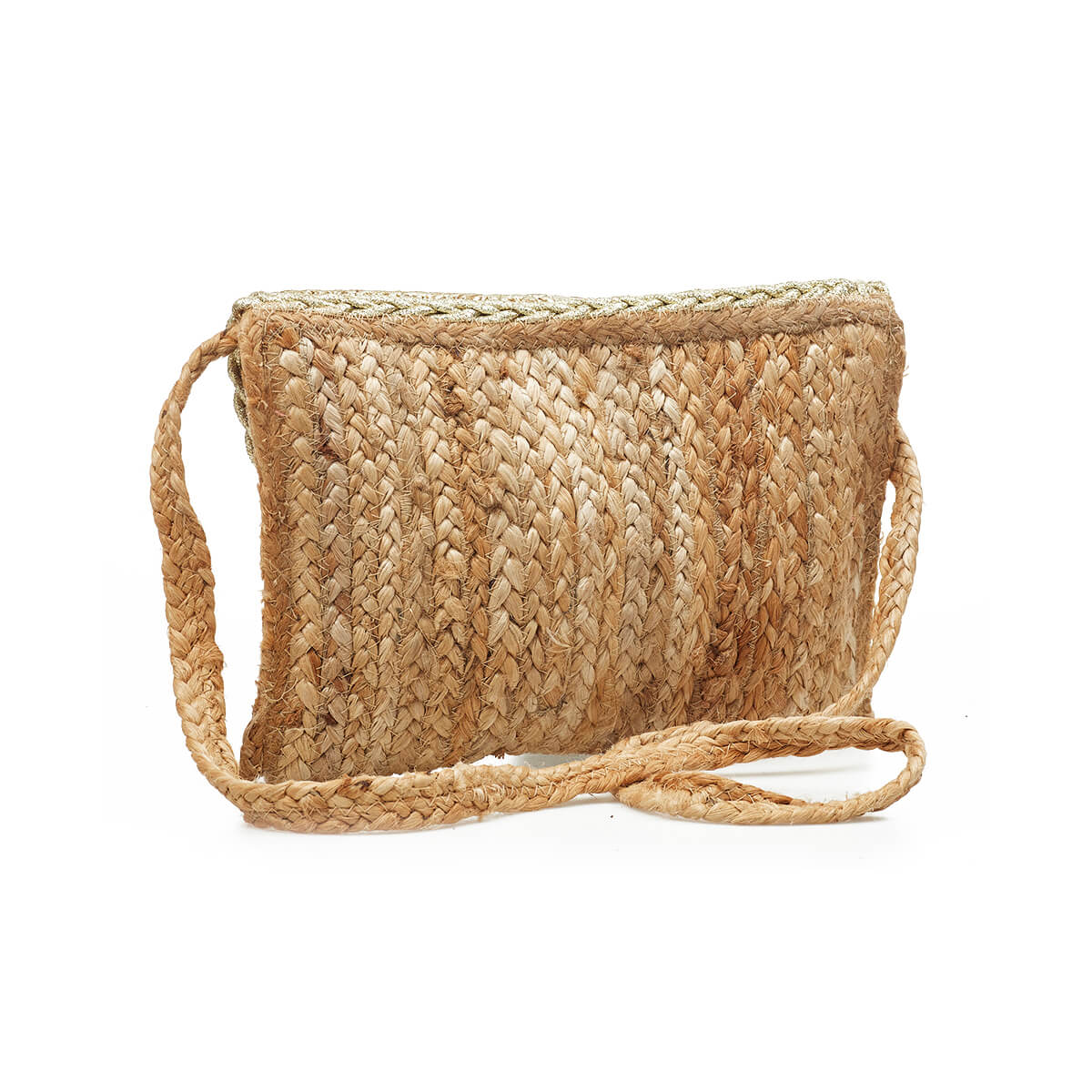 Verde Γυναικείο Αμπιγέ Τσαντάκι 01-1771 Γιούτα Μπεζ