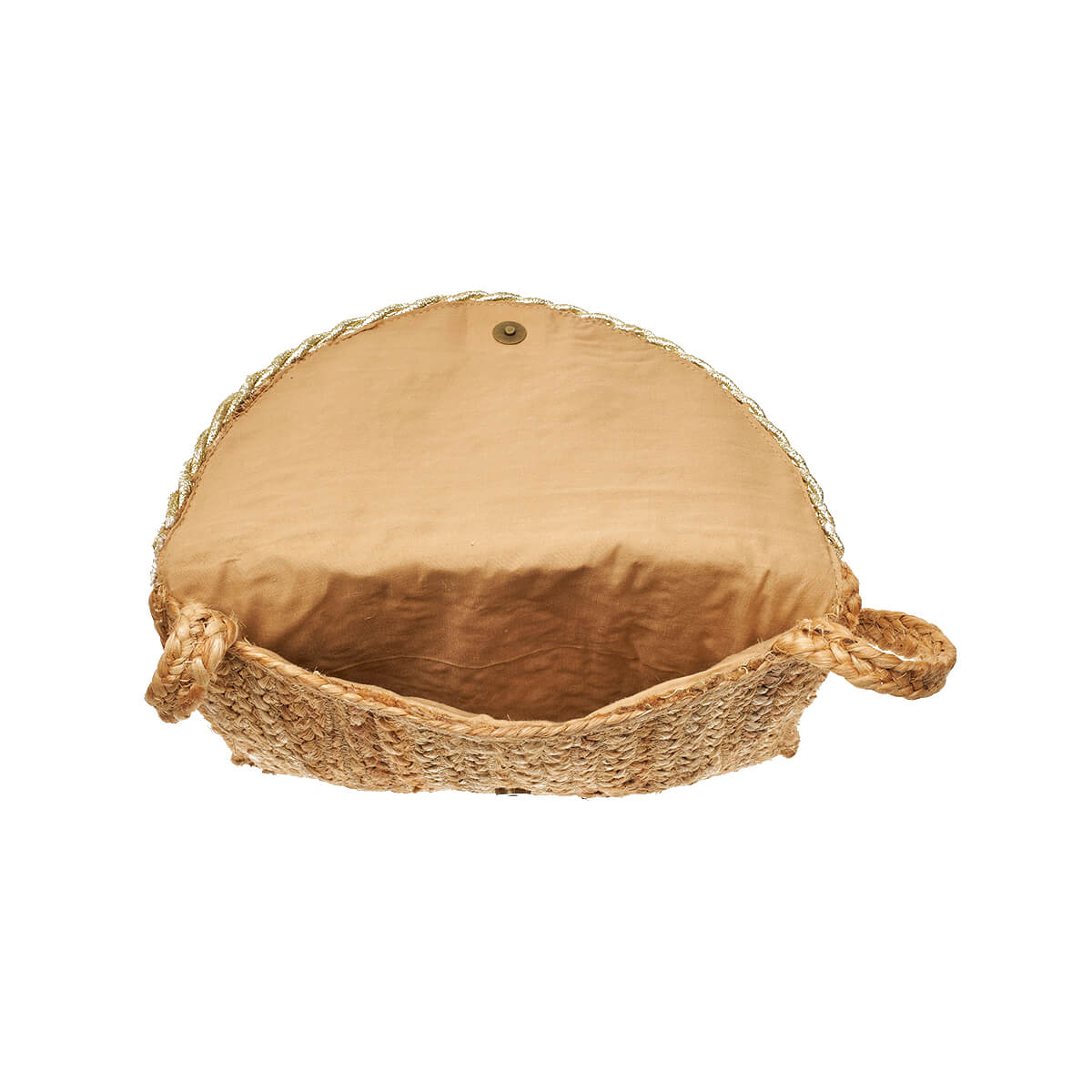 Verde Γυναικείο Αμπιγέ Τσαντάκι 01-1771 Γιούτα Μπεζ