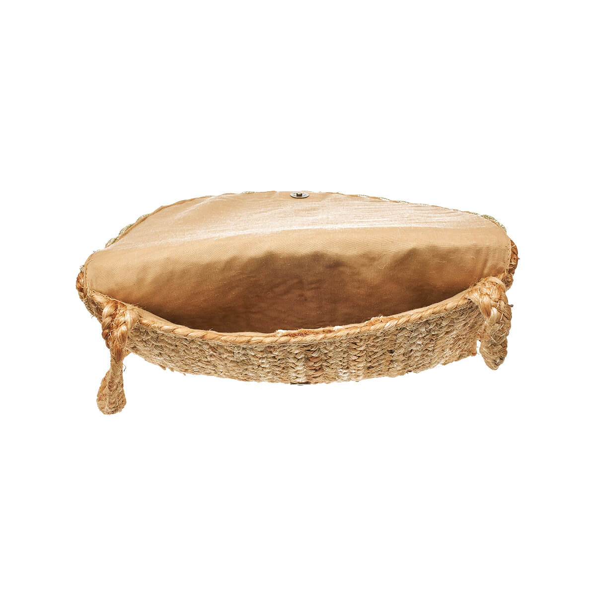 Verde Γυναικείο Αμπιγέ Τσαντάκι 01-1772 Γιούτα Μπεζ