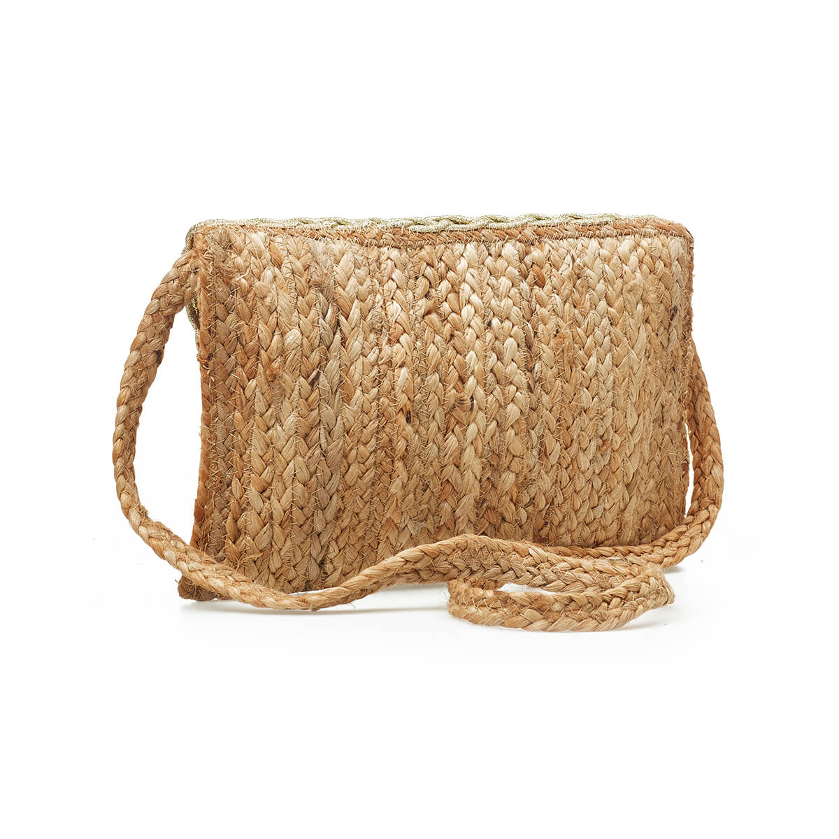 Verde Γυναικείο Αμπιγέ Τσαντάκι 01-1772 Γιούτα Μπεζ