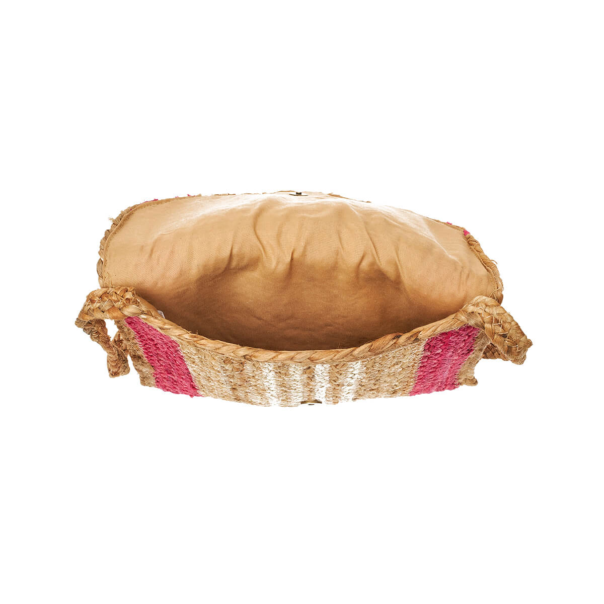 Verde Γυναικείο Αμπιγέ Τσαντάκι 01-1774 Γιούτα Φούξια