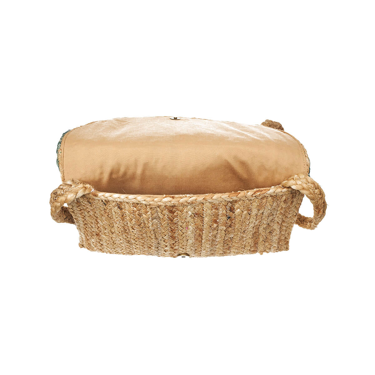 Verde Γυναικείο Αμπιγέ Τσαντάκι 01-1775 Γιούτα Ροζ