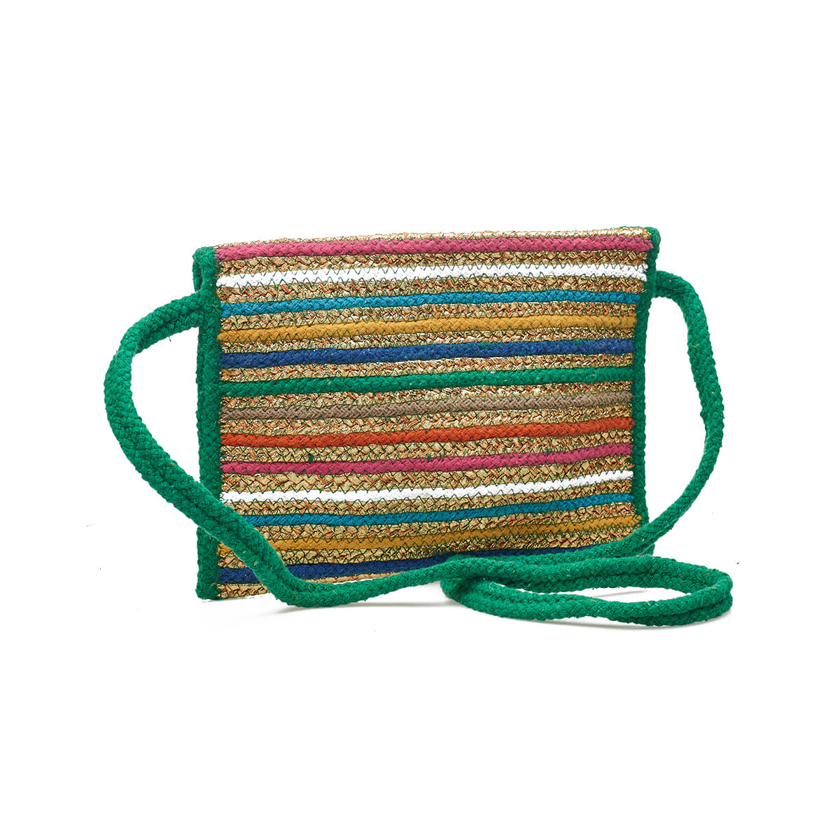 Verde Γυναικείο Αμπιγέ Τσαντάκι 01-1782 Βαμβακερό Πράσινο