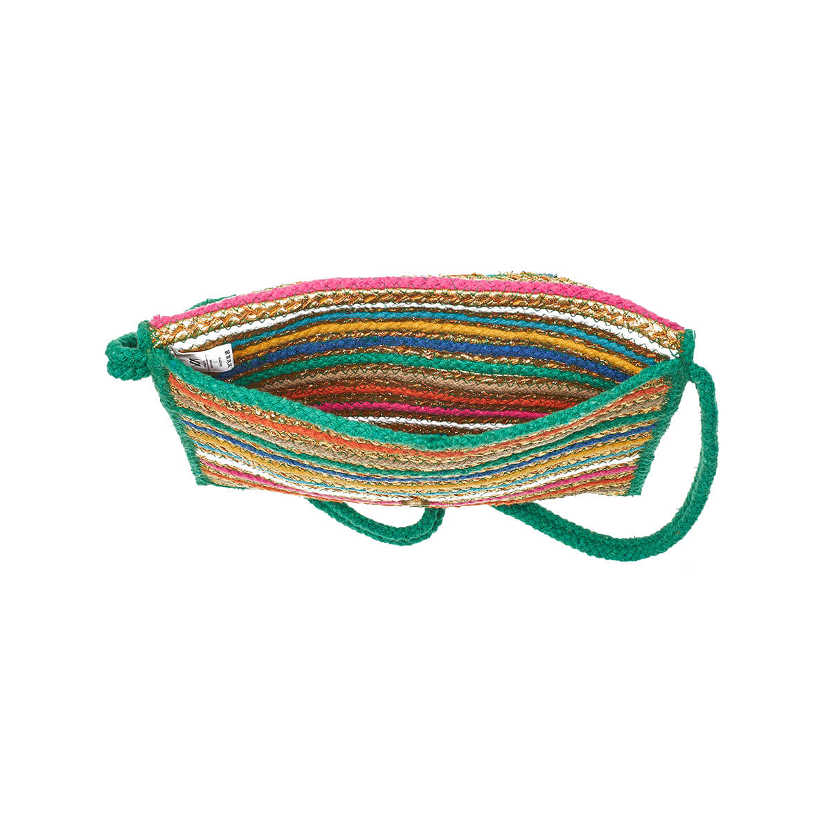 Verde Γυναικείο Αμπιγέ Τσαντάκι 01-1782 Βαμβακερό Πράσινο