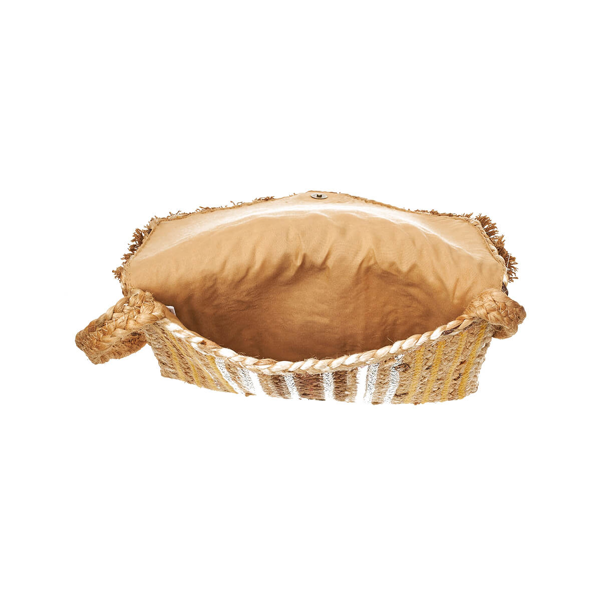 Verde Γυναικείο Αμπιγέ Τσαντάκι 01-1783 Γιούτα Μπεζ