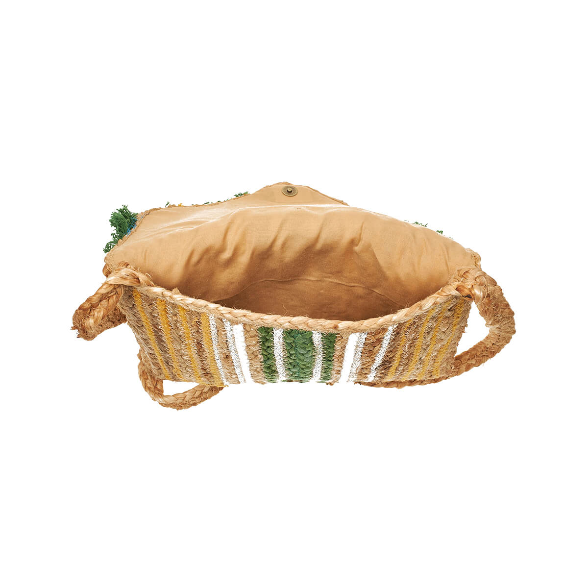 Verde Γυναικείο Αμπιγέ Τσαντάκι 01-1783 Γιούτα Πράσινο