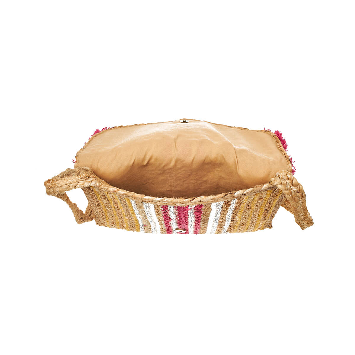 Verde Γυναικείο Αμπιγέ Τσαντάκι 01-1783 Γιούτα Φούξια