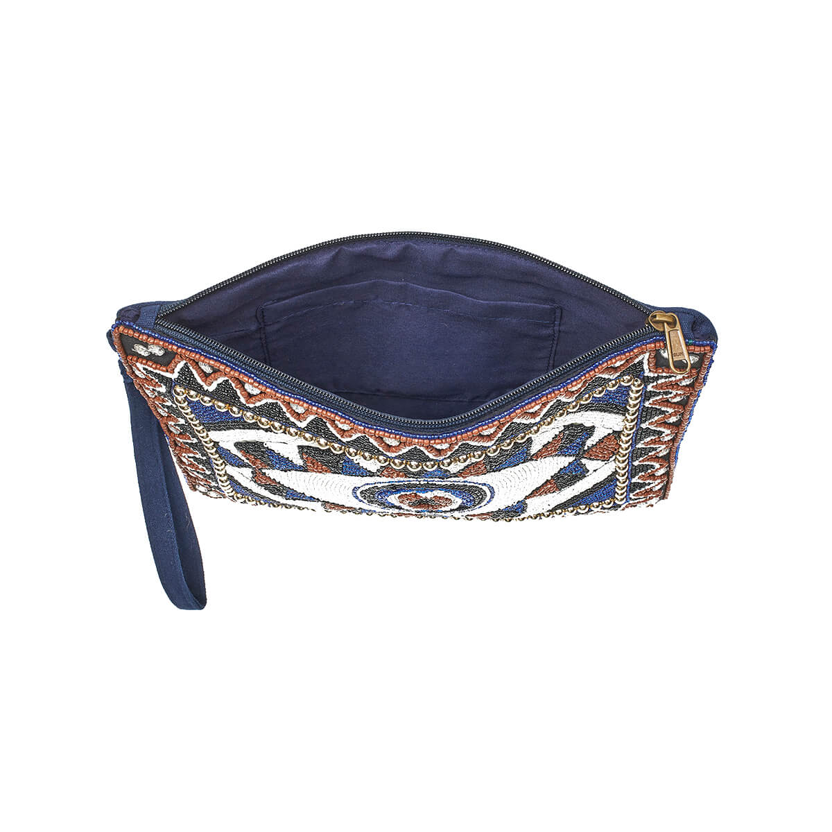 Verde Γυναικείο Αμπιγέ Τσαντάκι 01-1786 Βισκόζη Μπλε