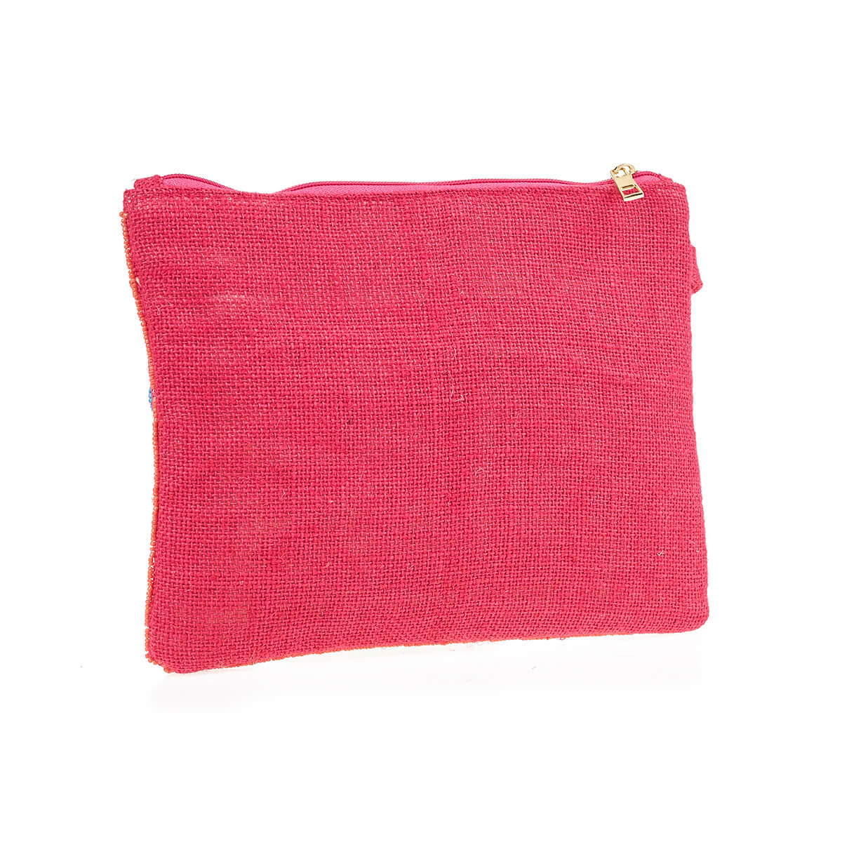 Verde Γυναικείο Αμπιγέ Τσαντάκι 01-1790 Γιούτα Ροζ